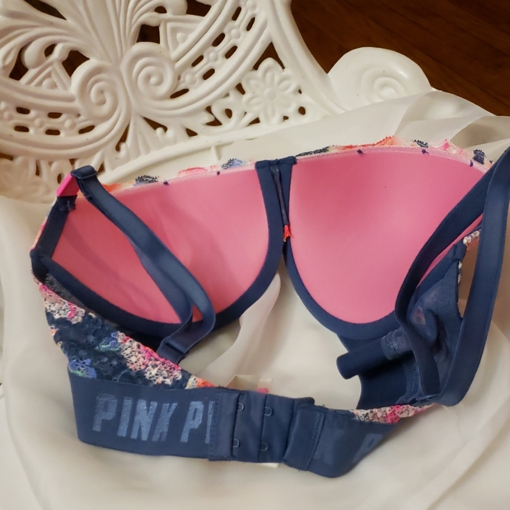 PINK VICTORIA SECRET BRASSIERE SZ 34DD - Picture 2 of 8
